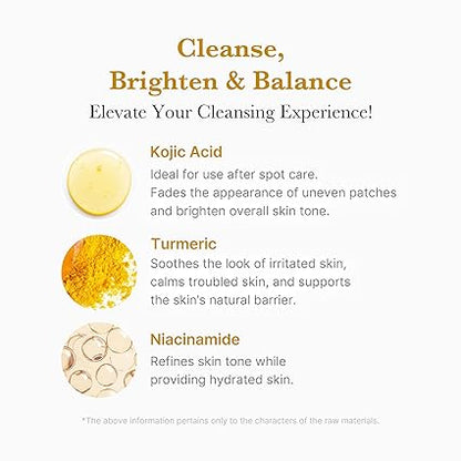 Kojic Acid Tumeric Toning Cleanser
