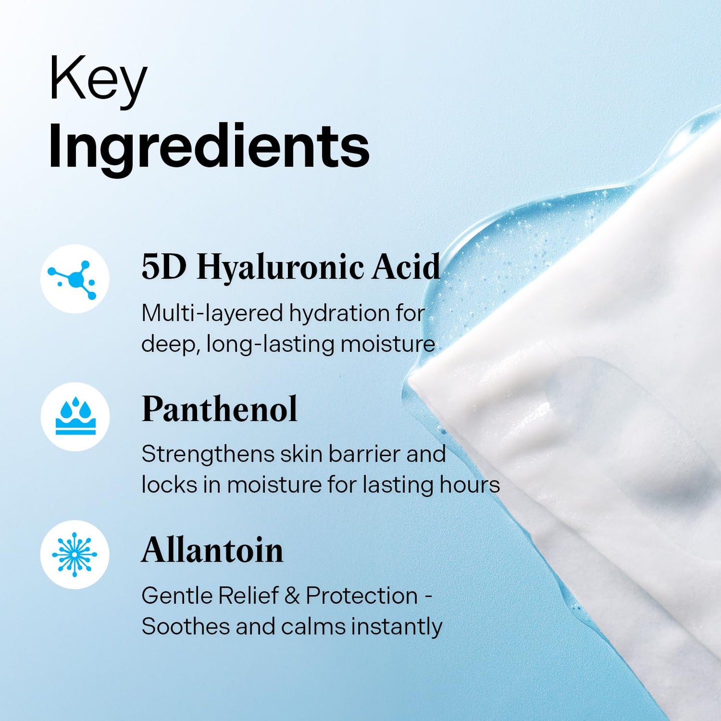 Torriden DIVE IN Hyaluronic Acid Facial Mask