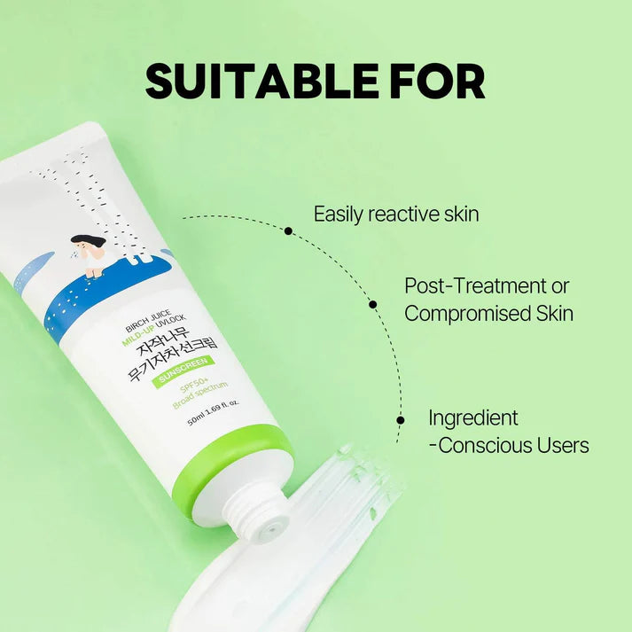 Birch Juice Moisturizing Mild Up Sunscreen SPF50+