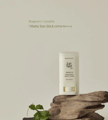 Matte Sun Stick Mugwort + Camelia