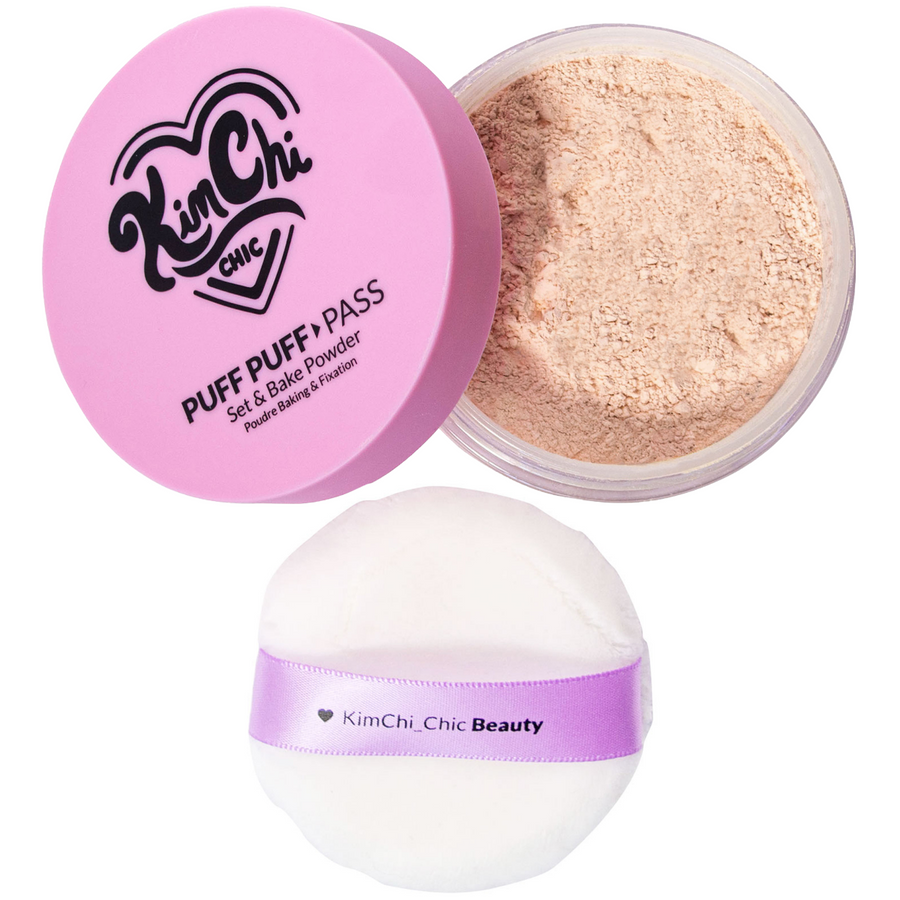 (NEW SIZE !) PUFF PUFF PASS SET & BAKE POWDER - 03 TRANSLUCENT