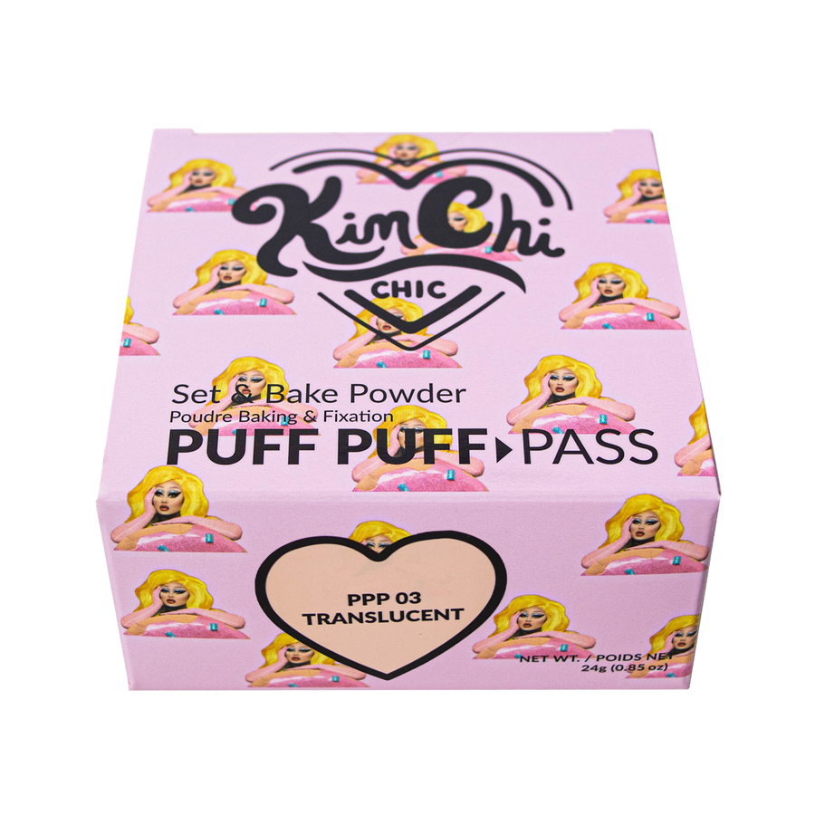 (NEW SIZE !) PUFF PUFF PASS SET & BAKE POWDER - 03 TRANSLUCENT